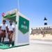 Cervejaria Spaten atrai turistas e baianos para cabine interativa no Farol da Barra