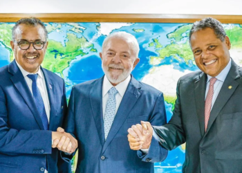 Antônio Brito participa de reunião com Lula e presidente da OMS
