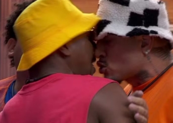 Lucas, MC Bin Laden e Davi discutem na madrugada do BBB24