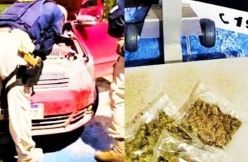 Homem é preso transportando maconha em carro roubado na BR 324