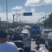 Protestos e recepção a Bolsonaro causam caos na Av. Paralela