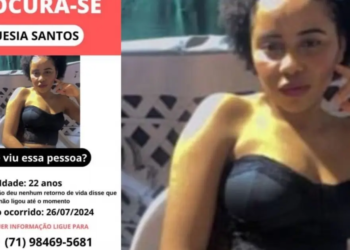 Jovem desaparece após sair de casa para encontrar homem