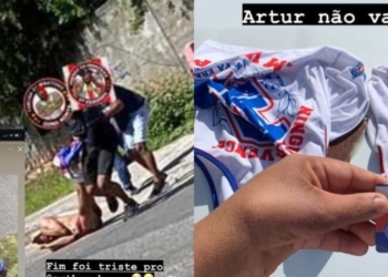 Membros de organizada do Vitória agridem e roubam cartão de sócio de tricolor