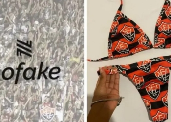 Vitória dá multa em empreendedora por venda de biquínis com escudo do clube
