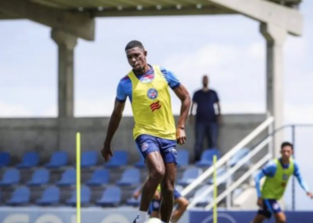 Bahia termina preparação para jogo contra o Flamengo; veja a provável escalação