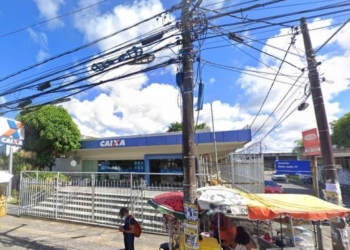 Agência da Caixa Econômica é arrombada no bairro de Brotas