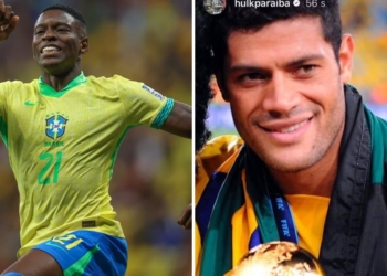 Após confusão com Luiz Henrique, Hulk posta foto com camisa da seleção brasileira