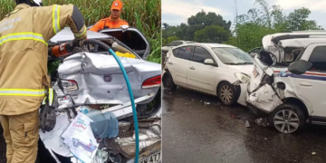 Acidente entre 13 veículos deixa seis feridos em rodovia na Bahia