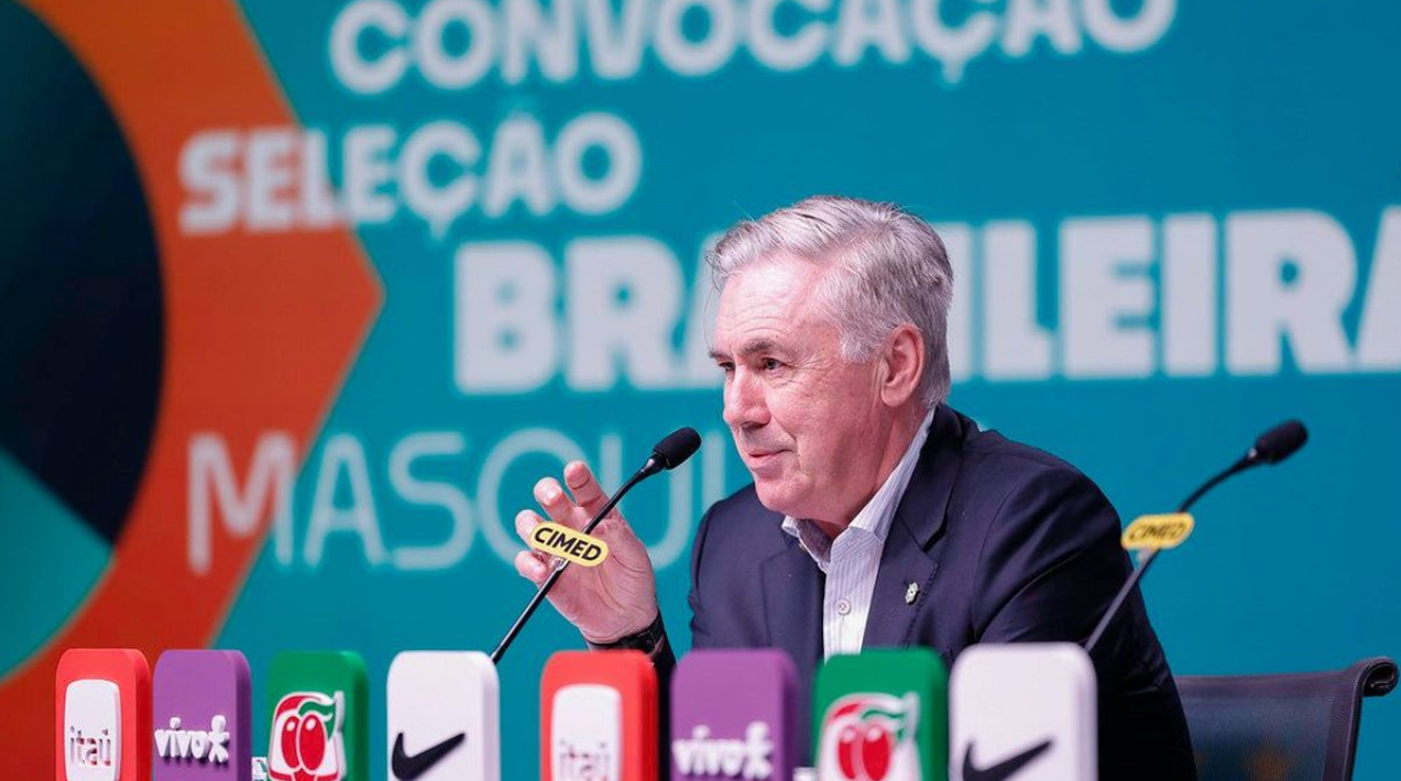 Com Juba na pré-lista, Ancelotti anuncia convocação da Seleção Brasileira nesta segunda